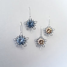 Yellow Orpheum Flower Earrings