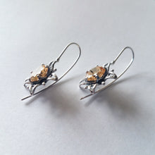 Yellow Orpheum Flower Earrings