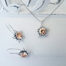 Yellow Orpheum Flower Earrings