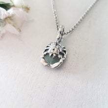 Green Jade Scorpio Zodiac Necklace