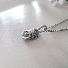 Green Jade Scorpio Zodiac Necklace