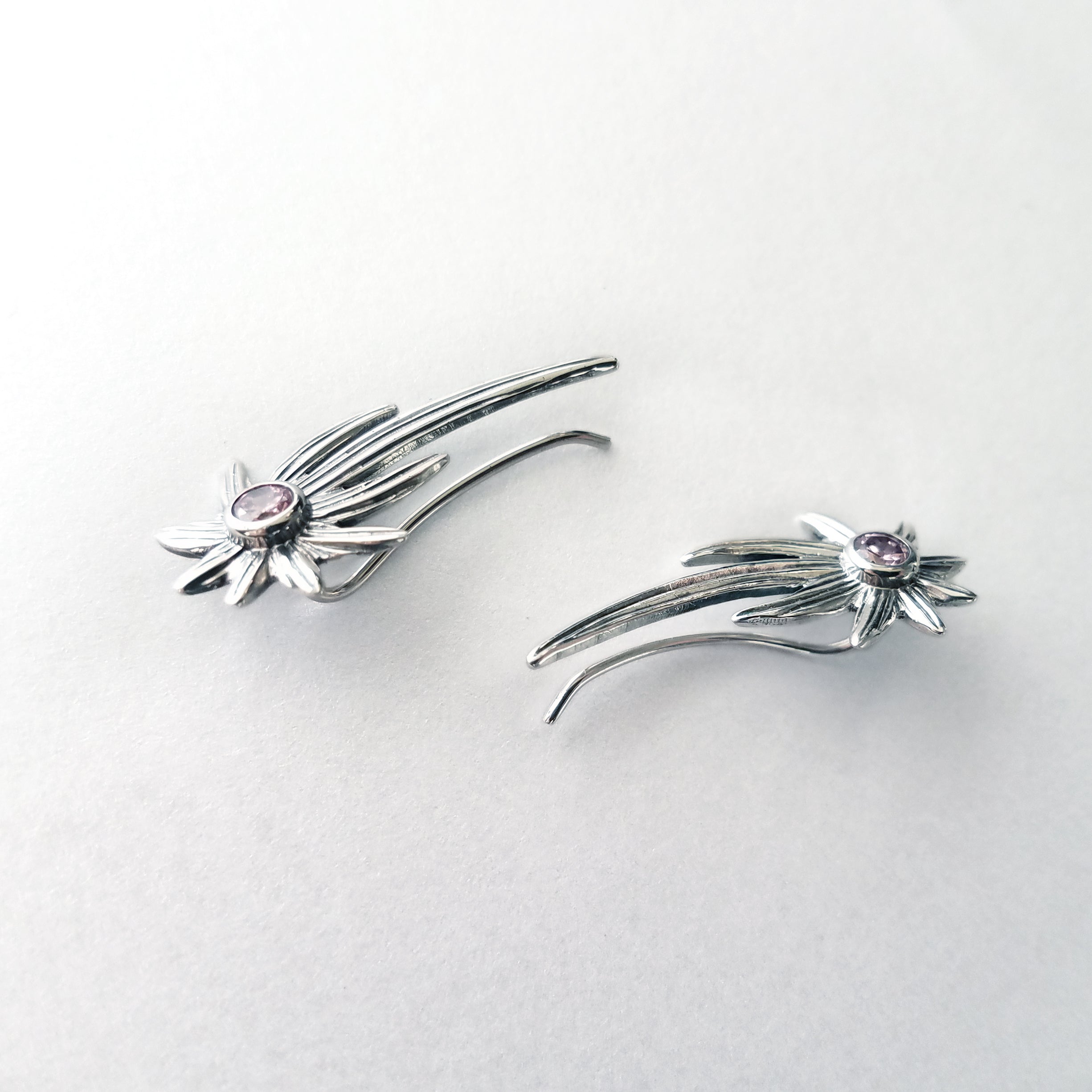 Shooting Stars Ear Climber Earrings