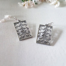 Spanish Doors Rectangle Earrings