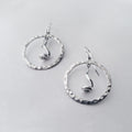 Elegant Hoops with a Twist Earrings