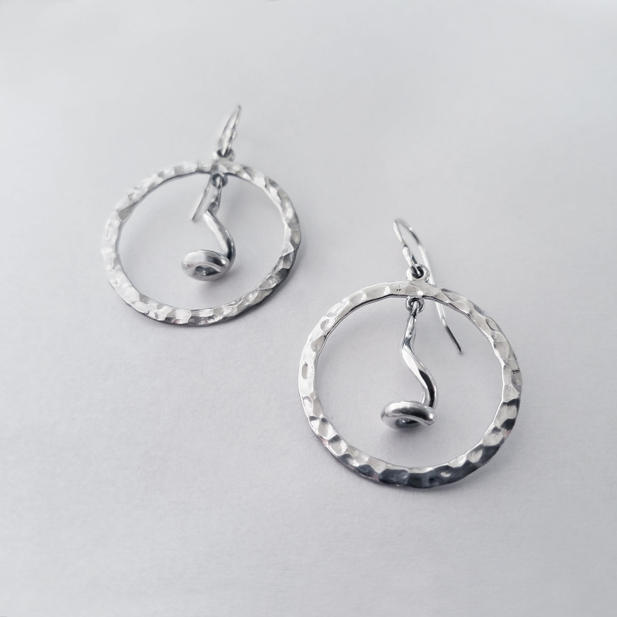 Elegant Hoops with a Twist Earrings