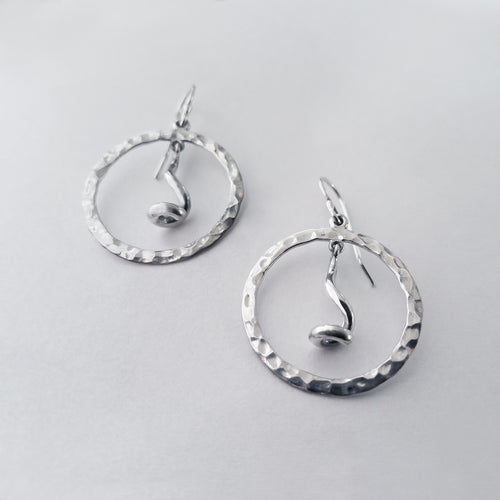 Elegant Hoops with a Twist Earrings