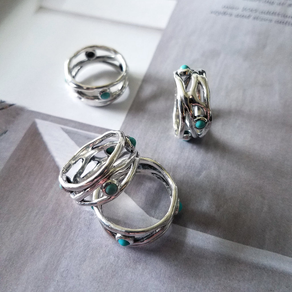 Turquoise River Ring