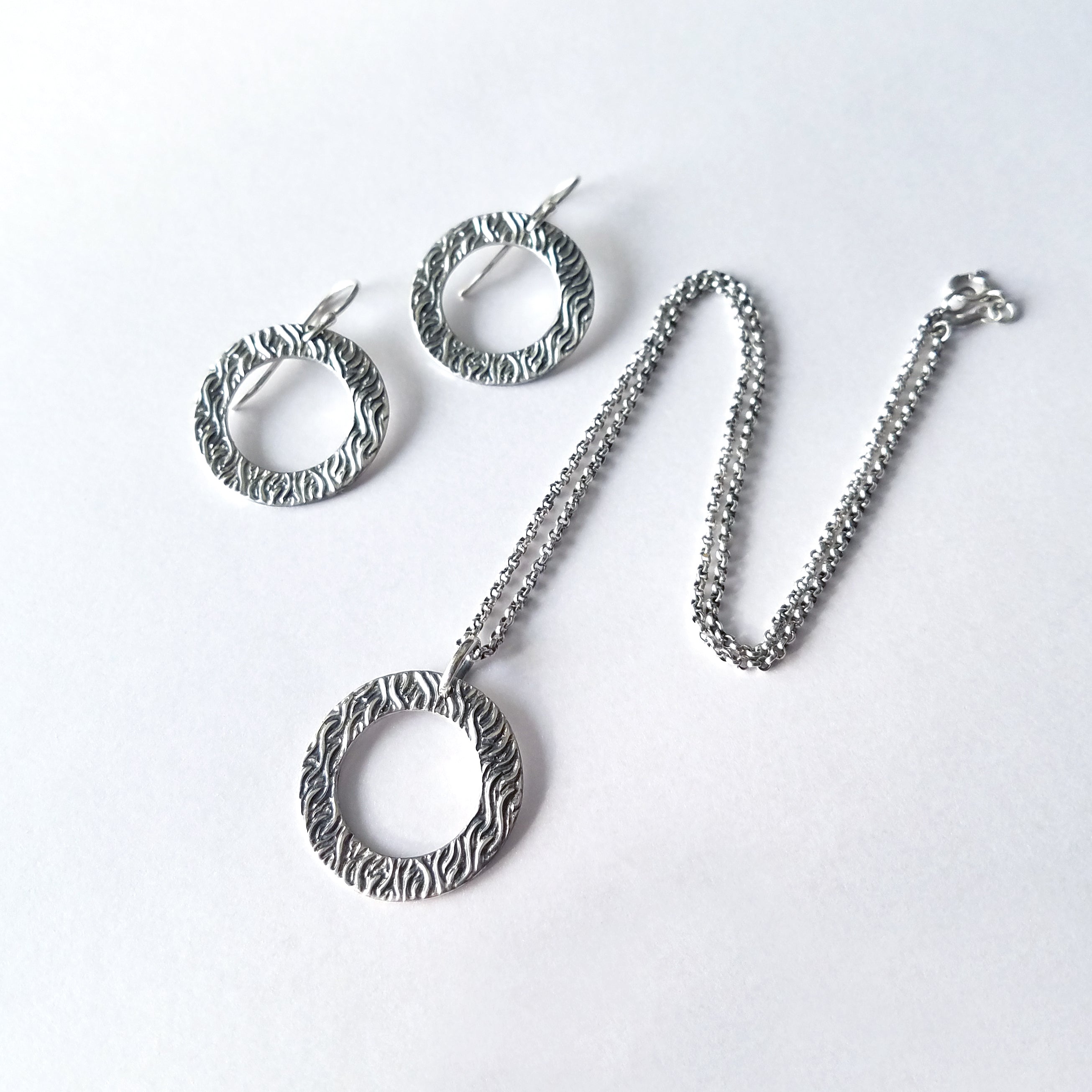 Waves Hoop Earrings