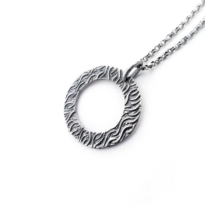 Waves Hoop Necklace