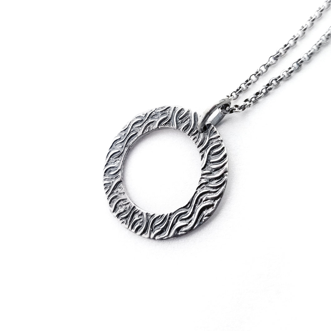 Waves Hoop Necklace