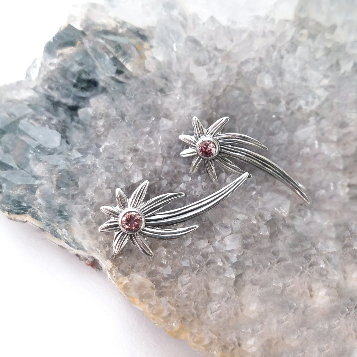 Shooting Stars Ear Climber Earrings