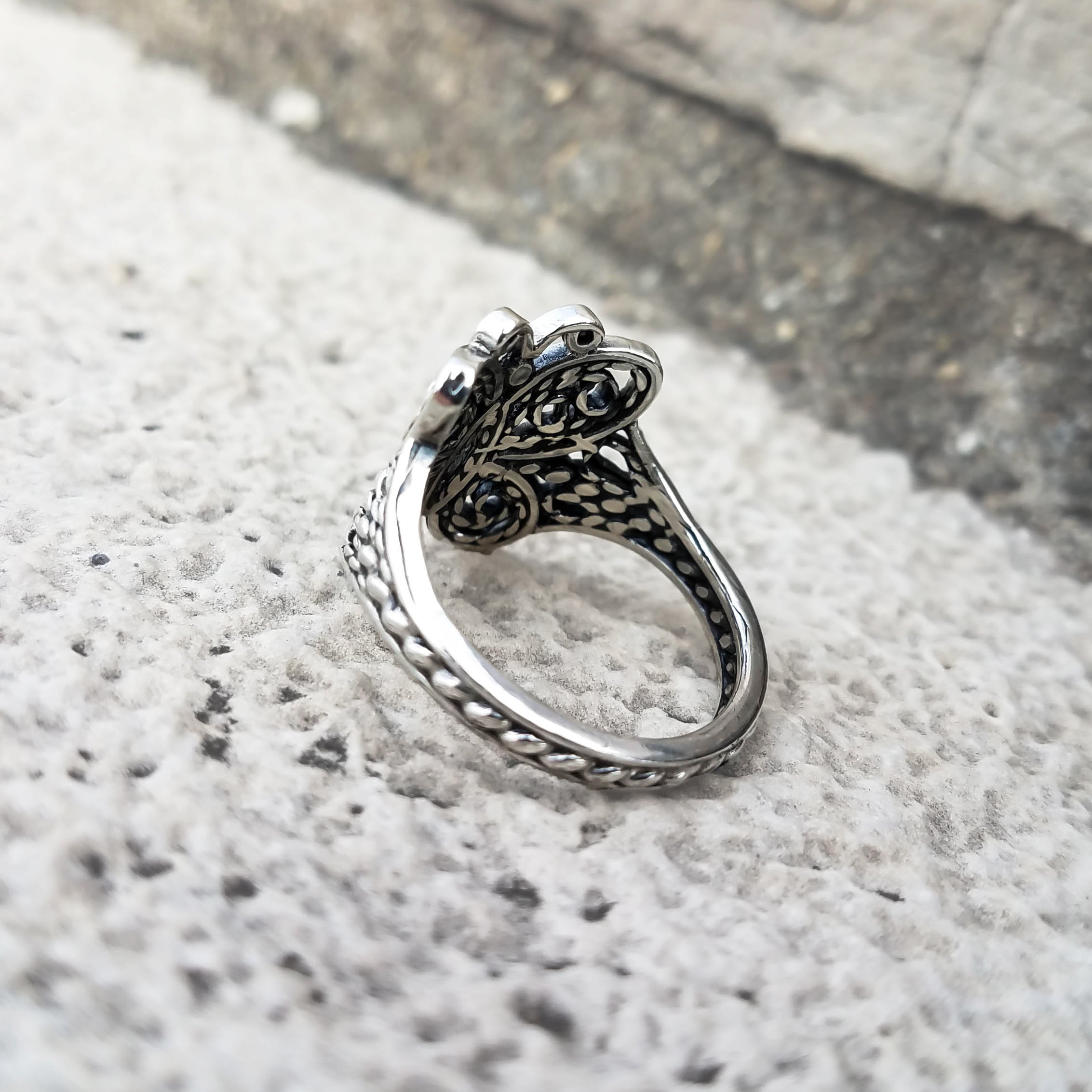 Filigree Butterfly Ring