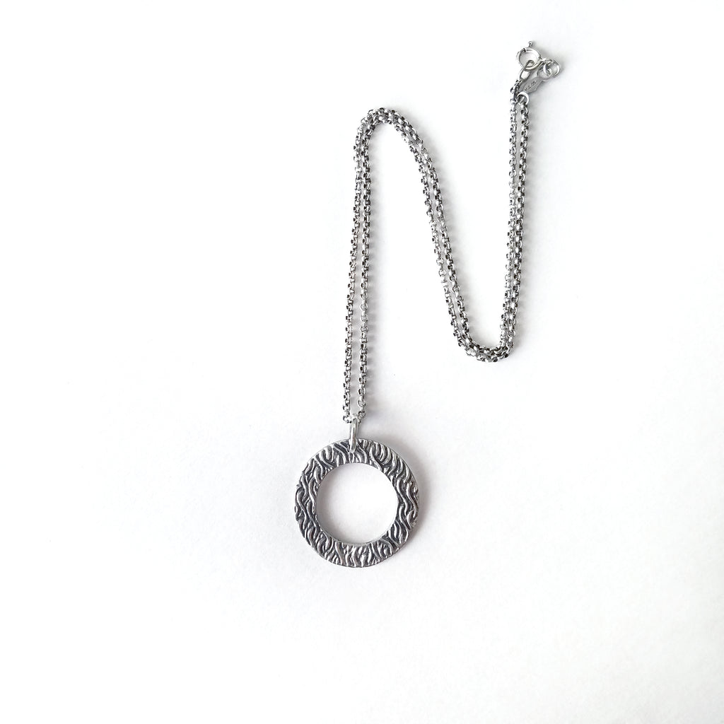 Waves Hoop Necklace